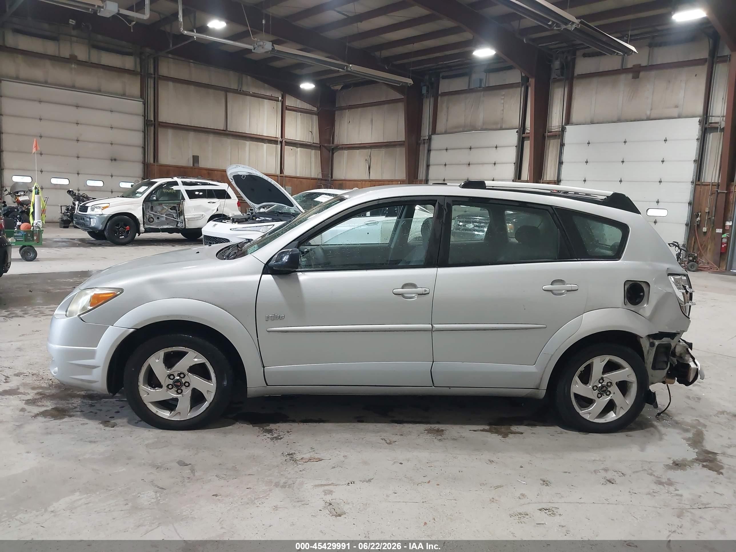 2005 Pontiac Vibe   Gray vin: 5Y2SL63895Z420878