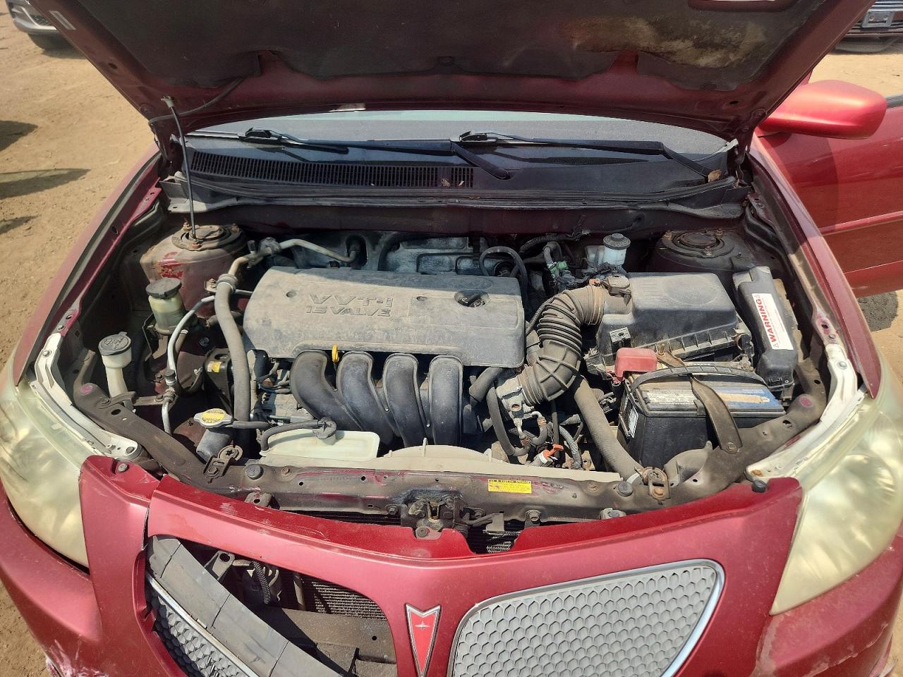 2005 Pontiac Vibe Красный vin: 5Y2SL63895Z432769