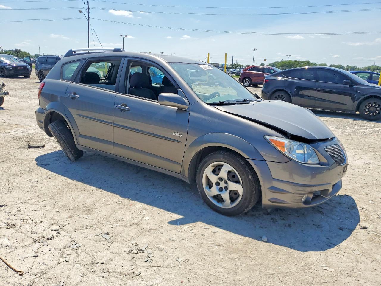 2005 Pontiac Vibe Gray vin: 5Y2SL63895Z440726