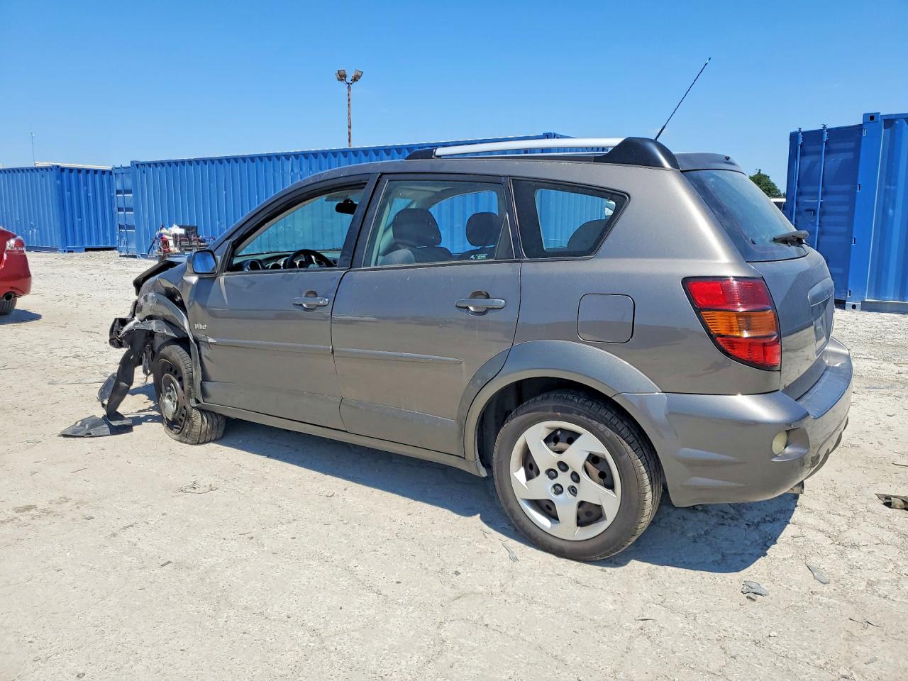 2005 Pontiac Vibe Gray vin: 5Y2SL63895Z440726
