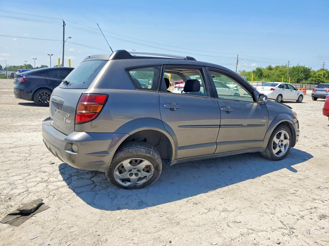 2005 Pontiac Vibe Gray vin: 5Y2SL63895Z440726