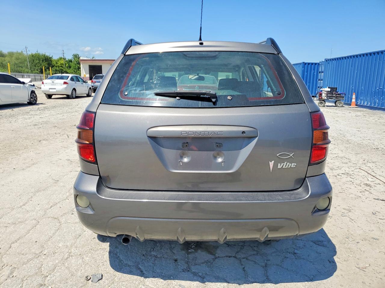 2005 Pontiac Vibe Gray vin: 5Y2SL63895Z440726
