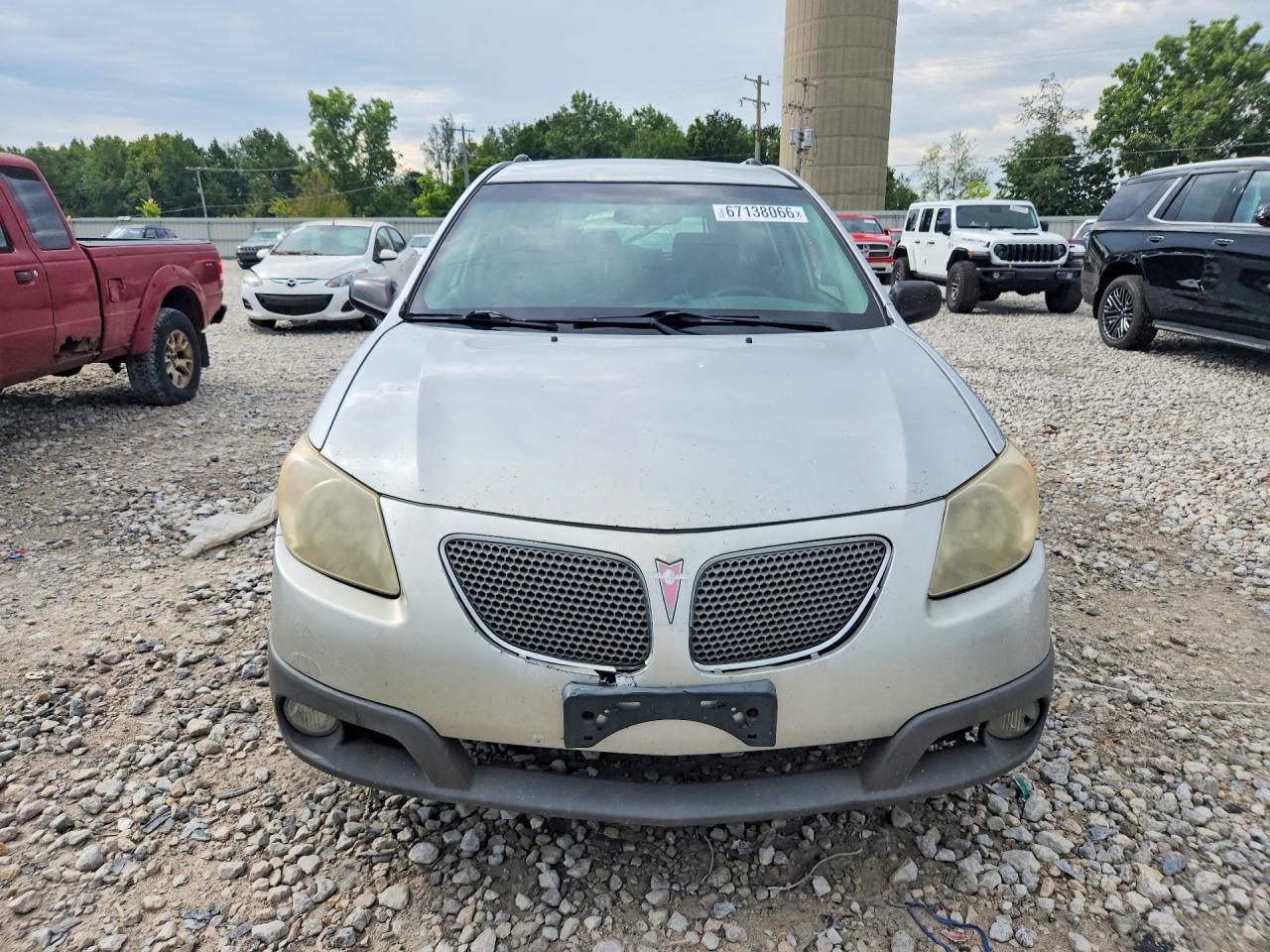 2005 Pontiac Vibe Gray vin: 5Y2SL63895Z465996