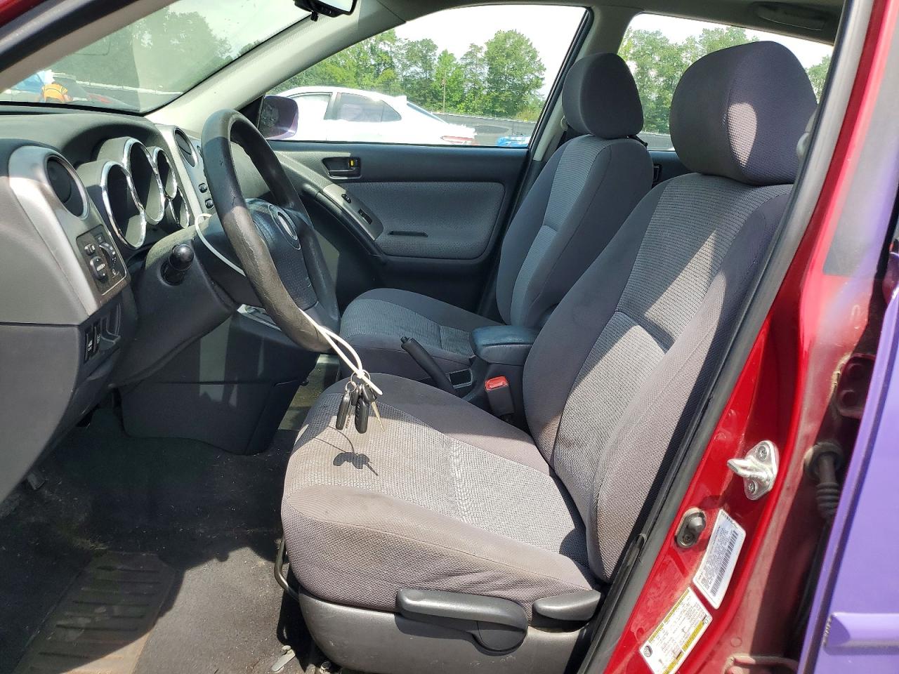 2005 Pontiac Vibe Purple vin: 5Y2SL63895Z475380