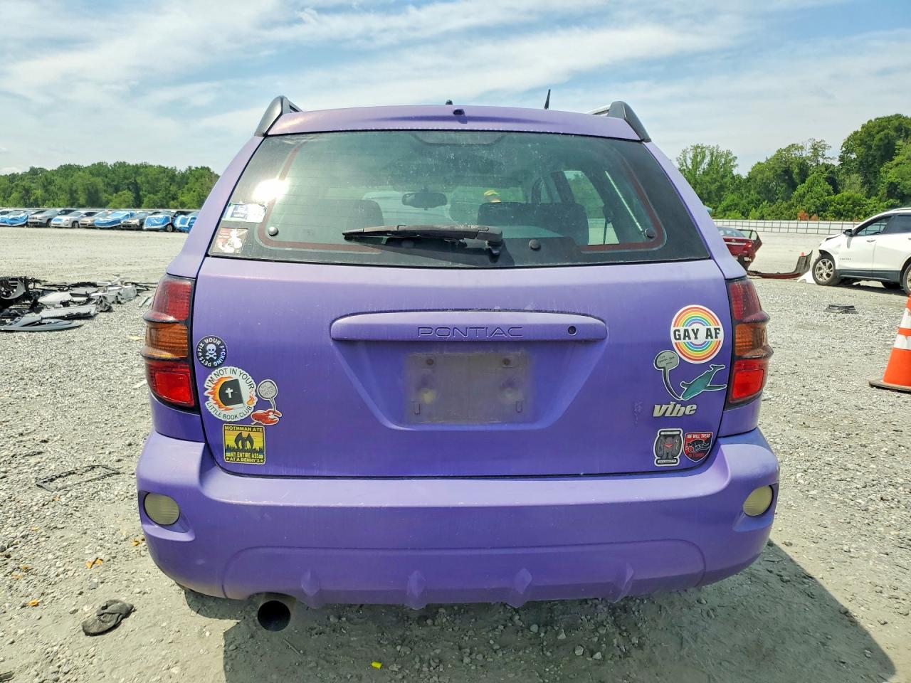 2005 Pontiac Vibe Purple vin: 5Y2SL63895Z475380