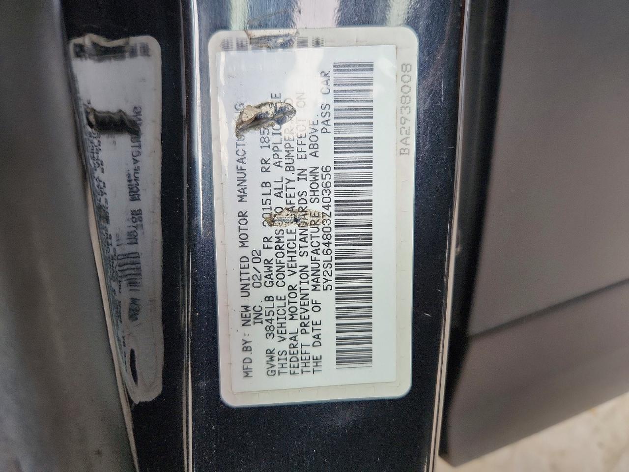2003 Pontiac Vibe Gray vin: 5Y2SL64803Z403656