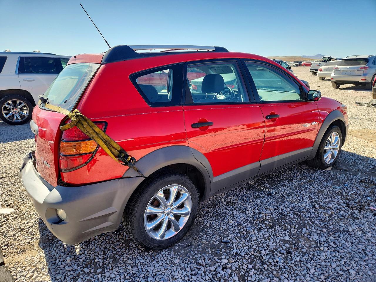 2003 Pontiac Vibe Red vin: 5Y2SL64803Z480589