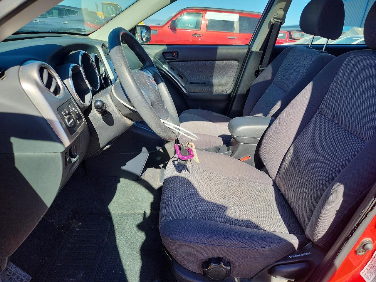 2003 Pontiac Vibe Red vin: 5Y2SL64803Z480589