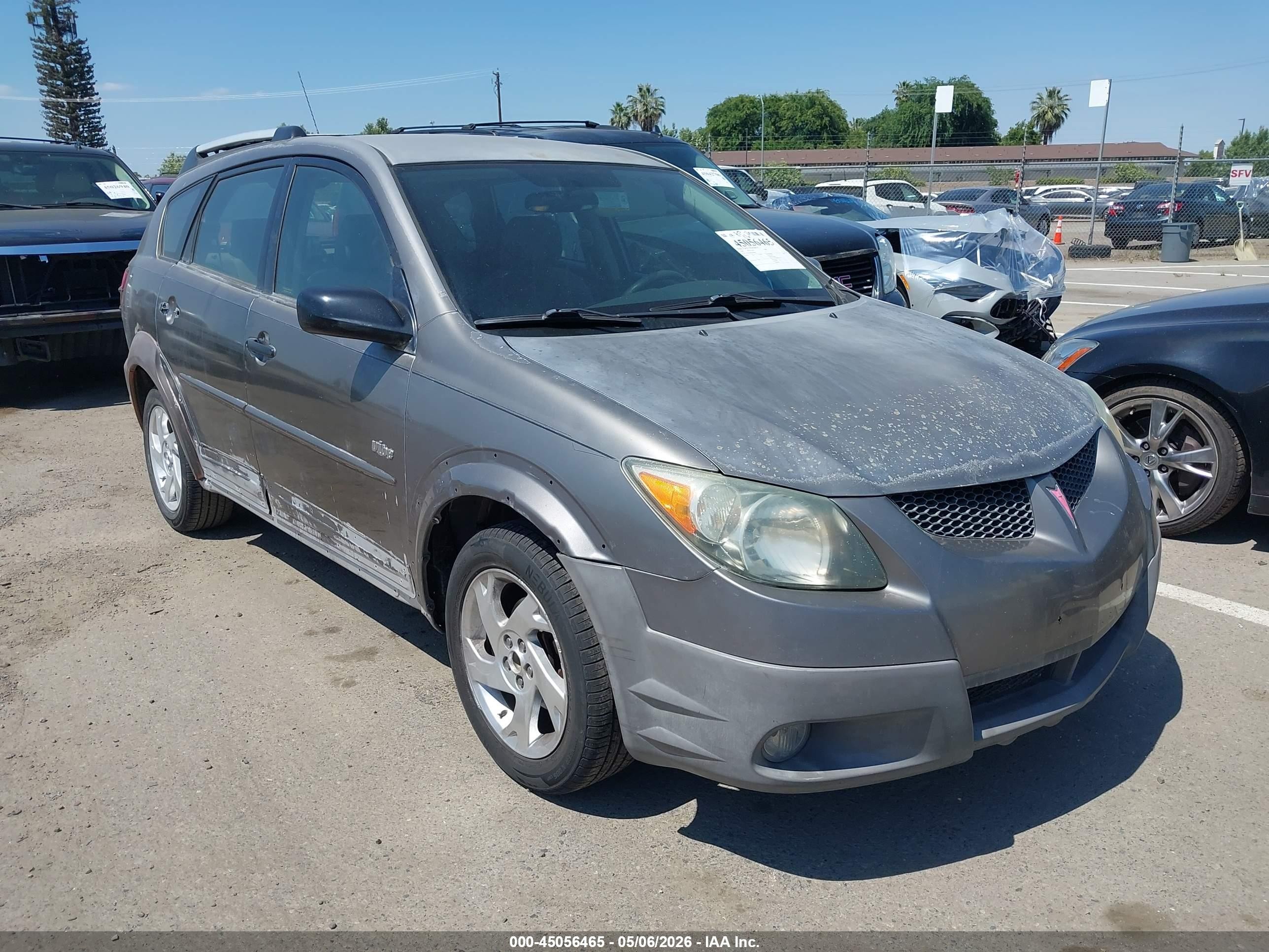 2004 Pontiac Vibe   Gray vin: 5Y2SL64844Z466860