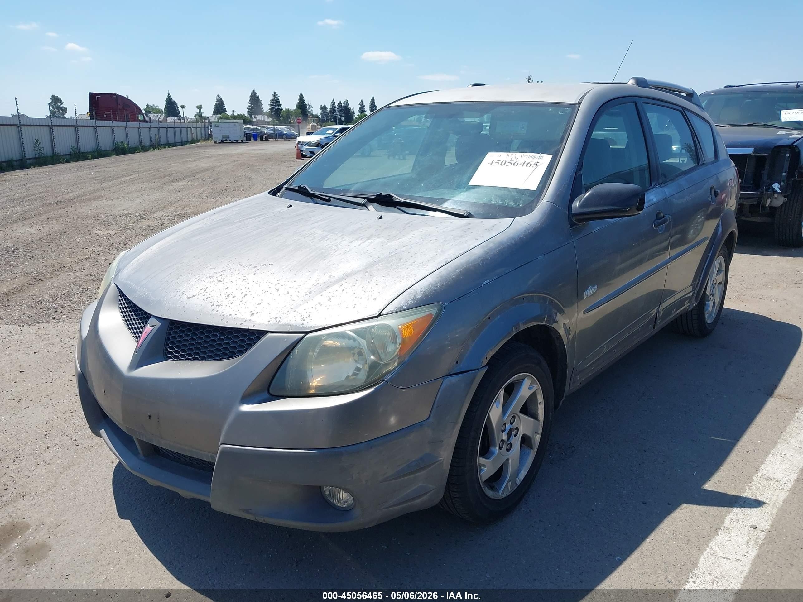 2004 Pontiac Vibe   Серый vin: 5Y2SL64844Z466860