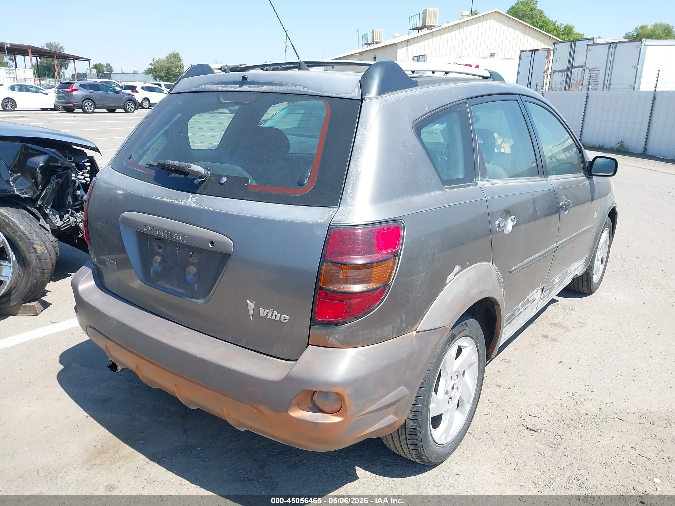 2004 Pontiac Vibe   Серый vin: 5Y2SL64844Z466860