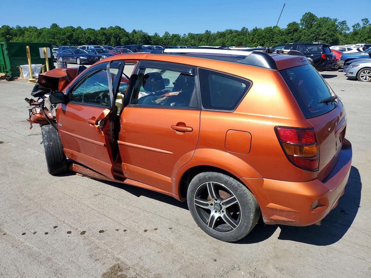 2004 Pontiac Vibe Оранжевый vin: 5Y2SL64854Z414802