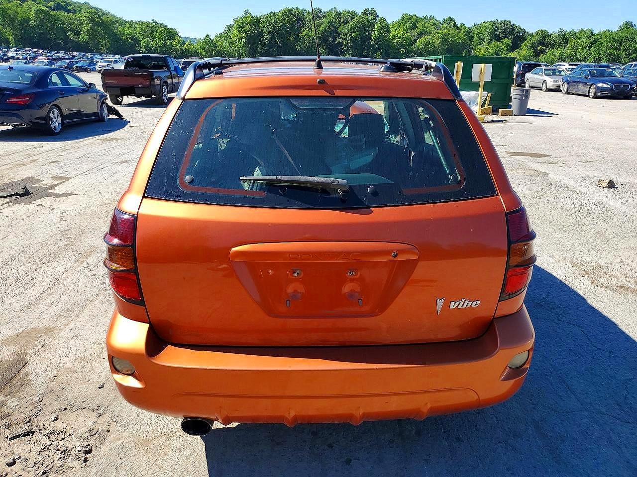 2004 Pontiac Vibe Оранжевый vin: 5Y2SL64854Z414802