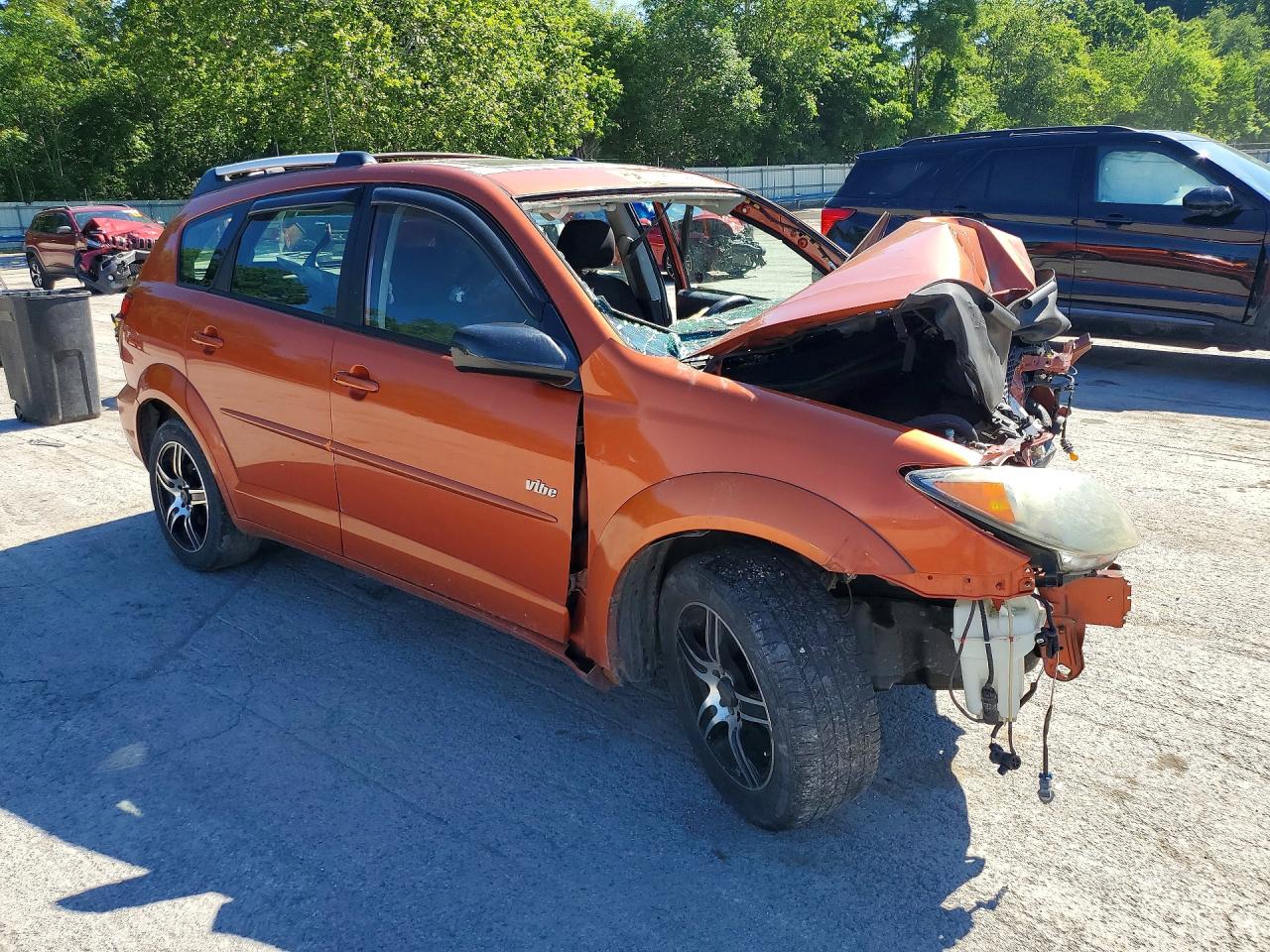 2004 Pontiac Vibe Оранжевый vin: 5Y2SL64854Z414802