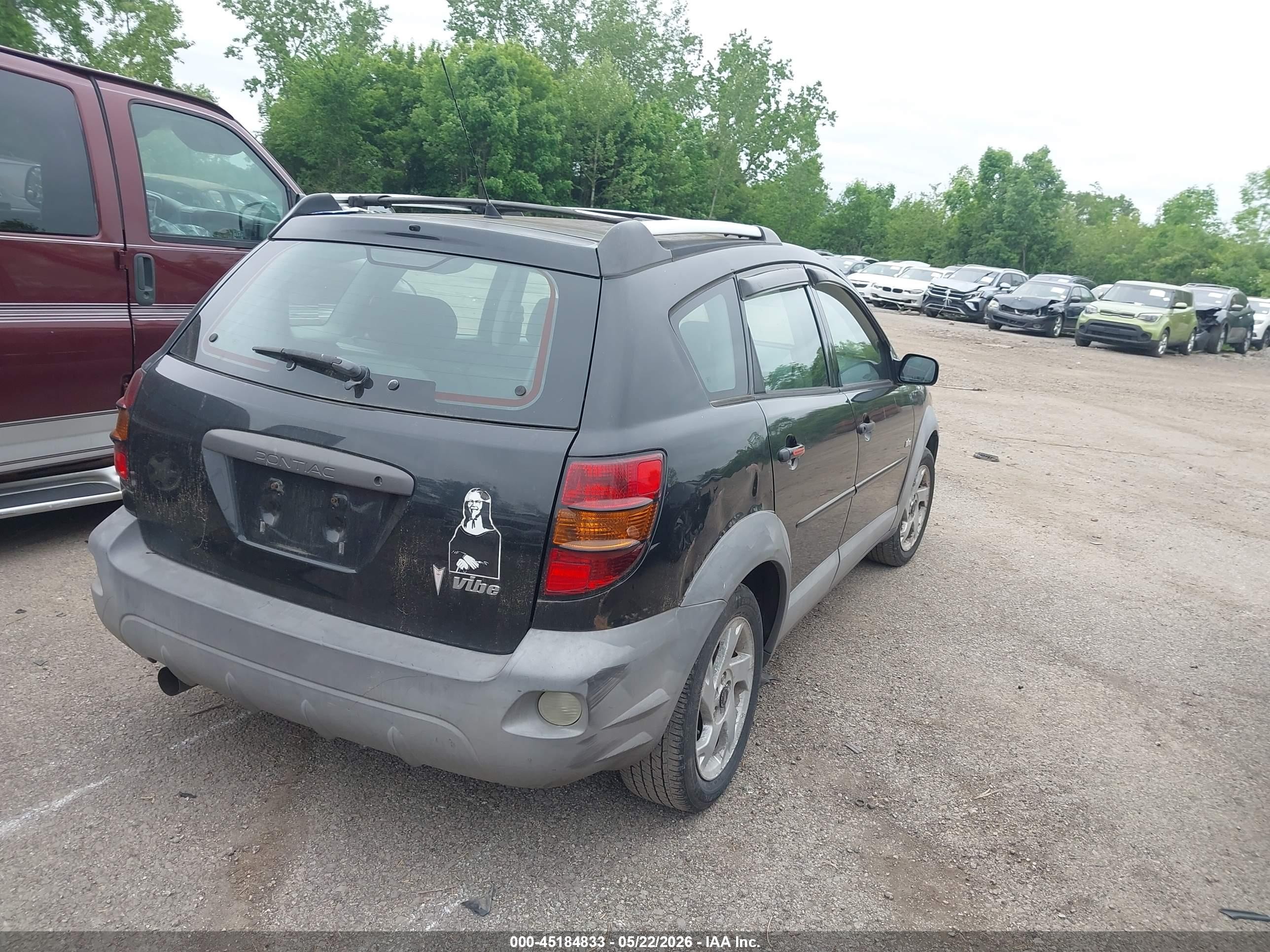 2003 Pontiac Vibe   Black vin: 5Y2SL64863Z465417