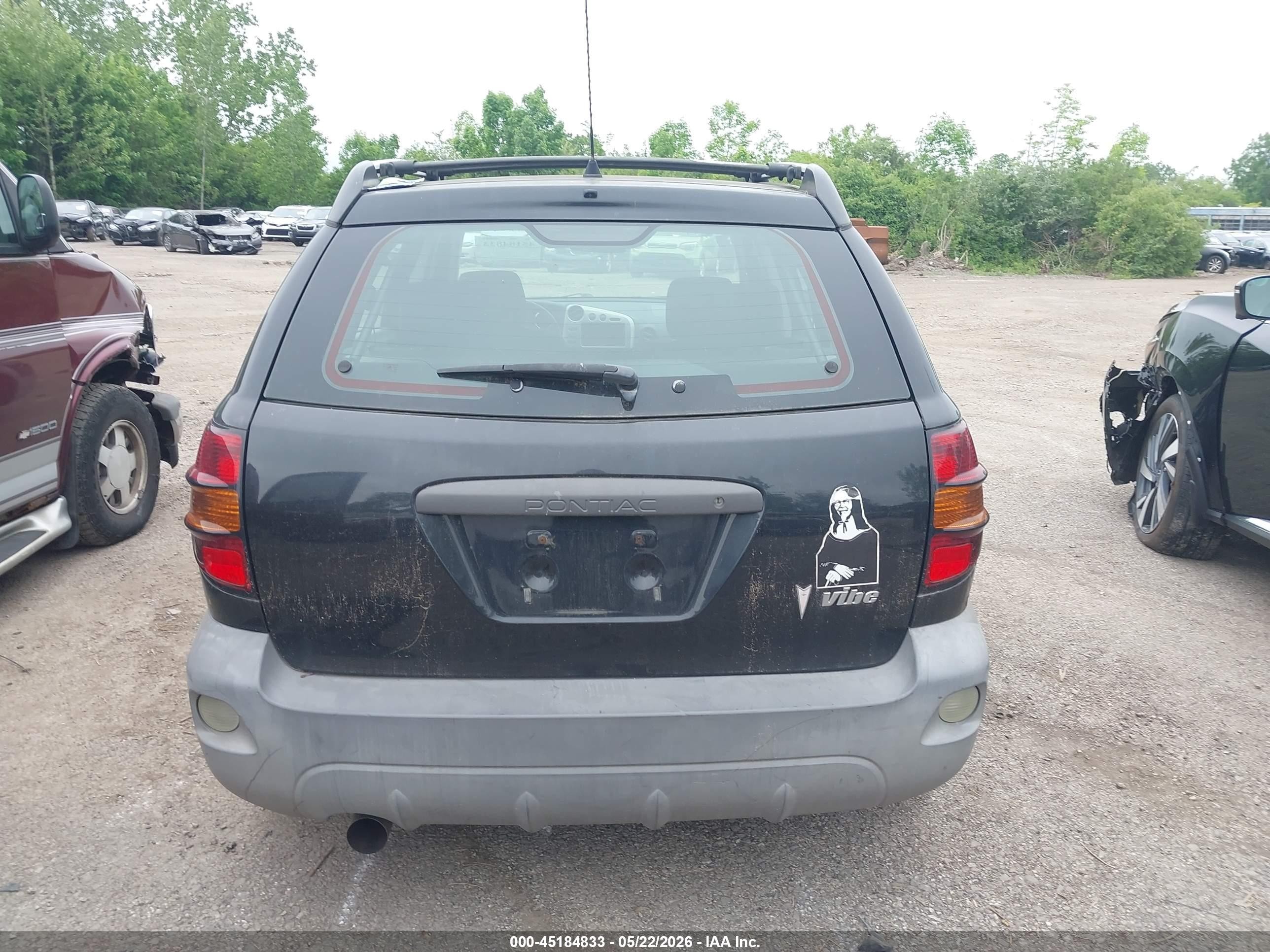 2003 Pontiac Vibe   Black vin: 5Y2SL64863Z465417
