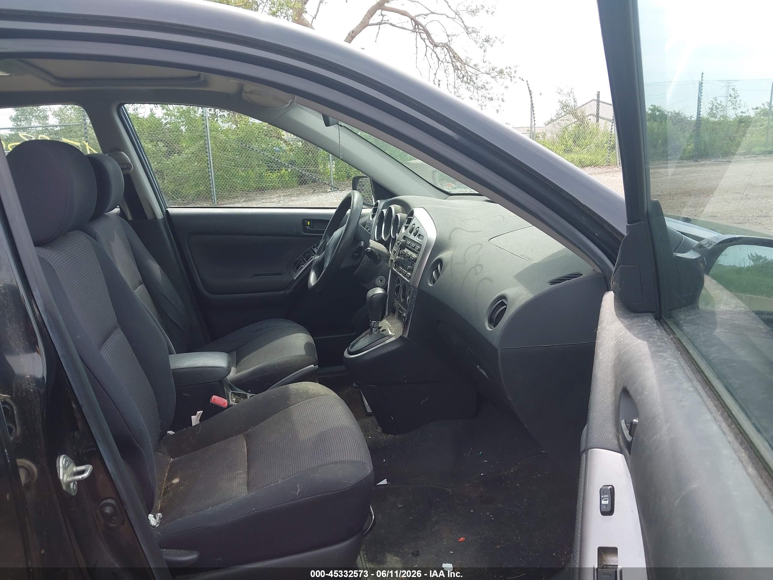 2006 Pontiac Vibe   Black vin: 5Y2SL65806Z407774