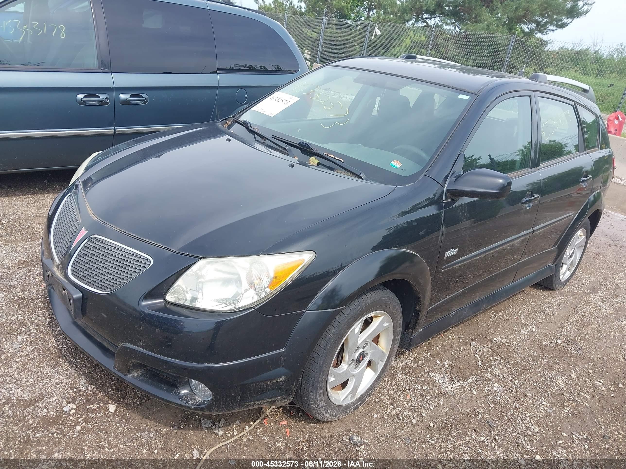 2006 Pontiac Vibe   Black vin: 5Y2SL65806Z407774