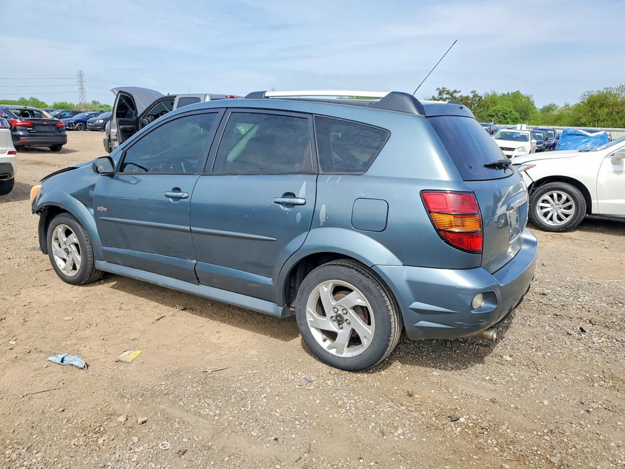 2006 Pontiac Vibe Blue vin: 5Y2SL65806Z421335