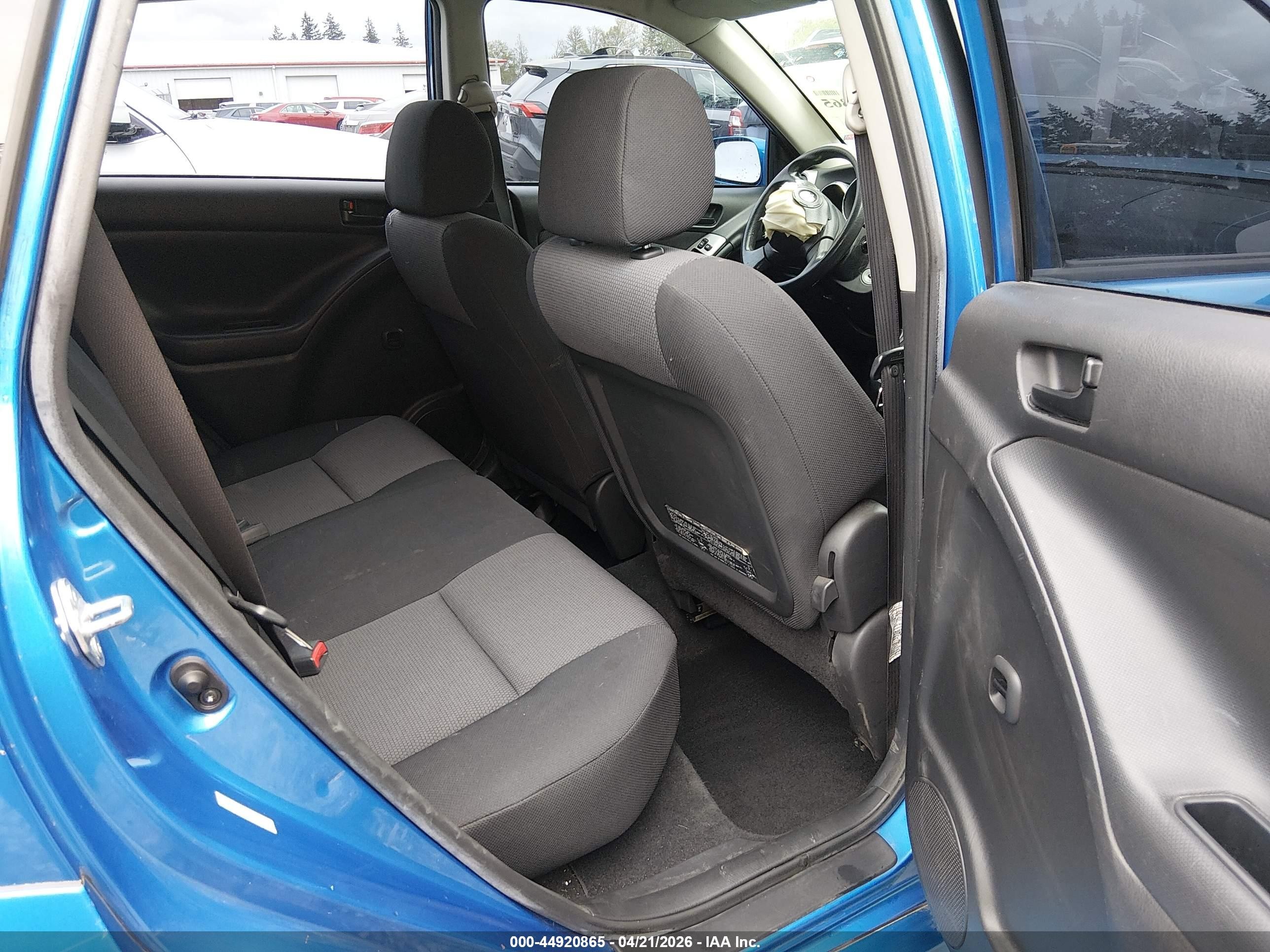 2007 Pontiac Vibe Blue vin: 5Y2SL65807Z410952