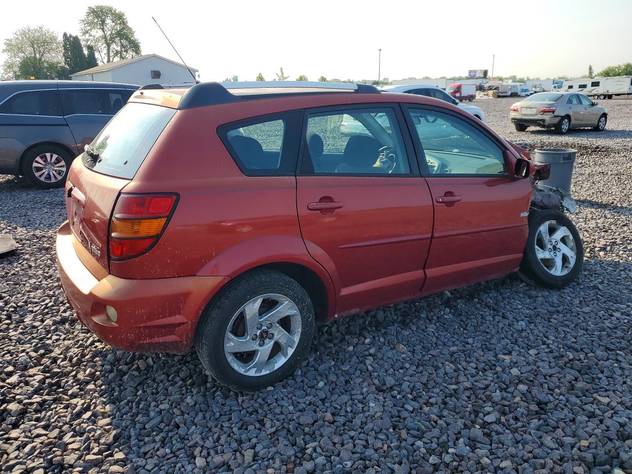 2007 Pontiac Vibe Orange vin: 5Y2SL65807Z421207