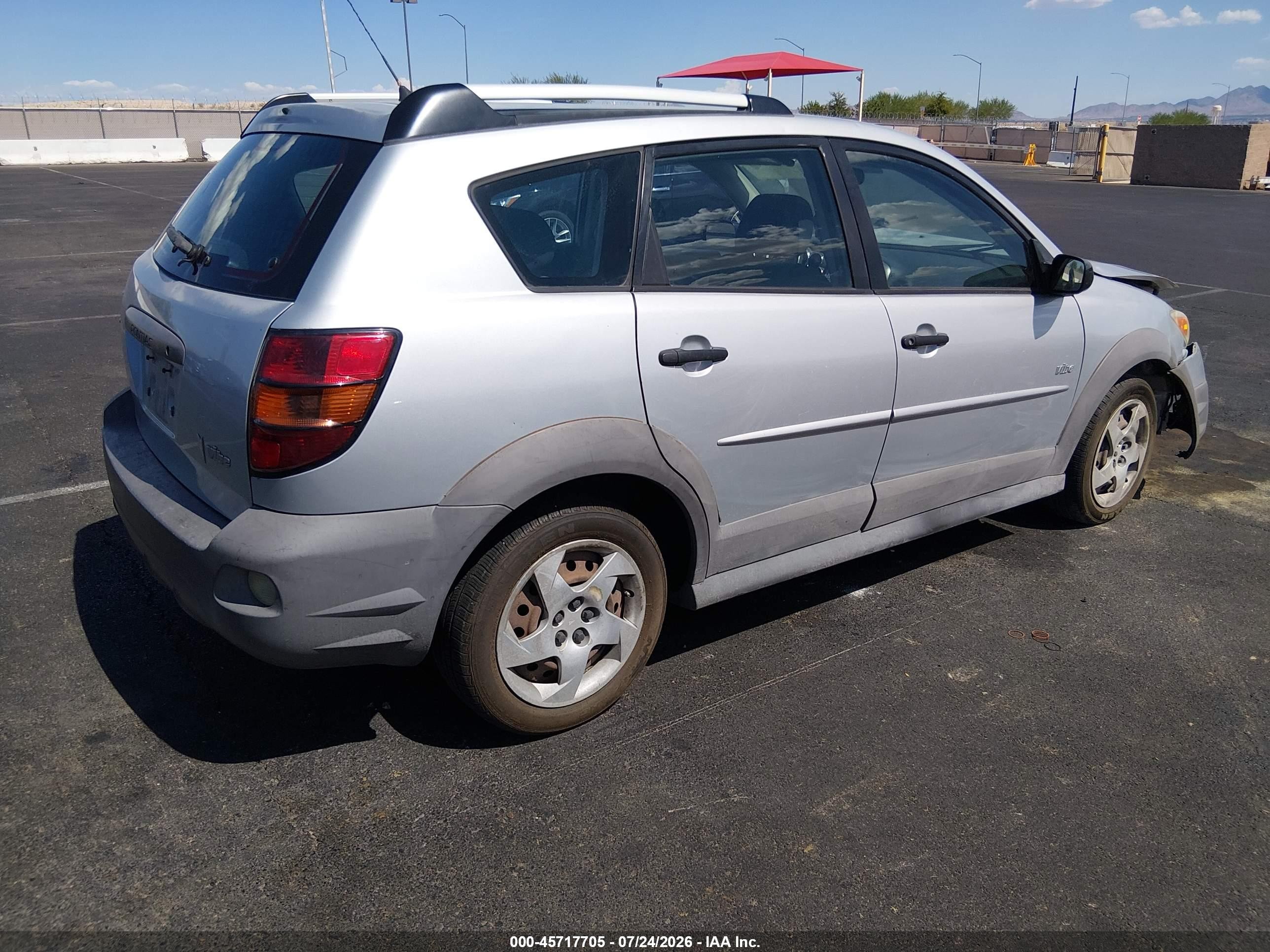 2008 Pontiac Vibe   Gray vin: 5Y2SL65808Z404585