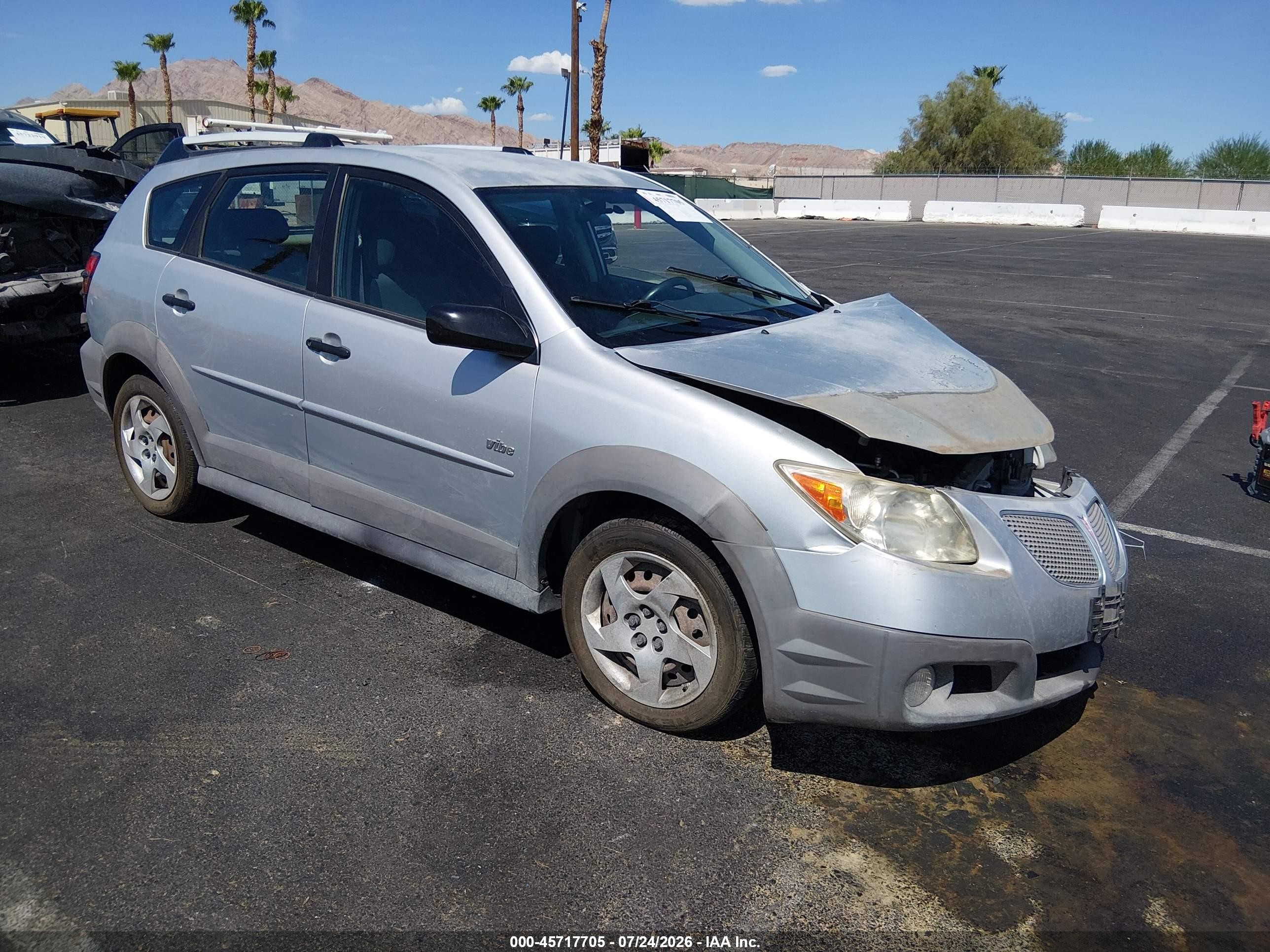 2008 Pontiac Vibe   Gray vin: 5Y2SL65808Z404585