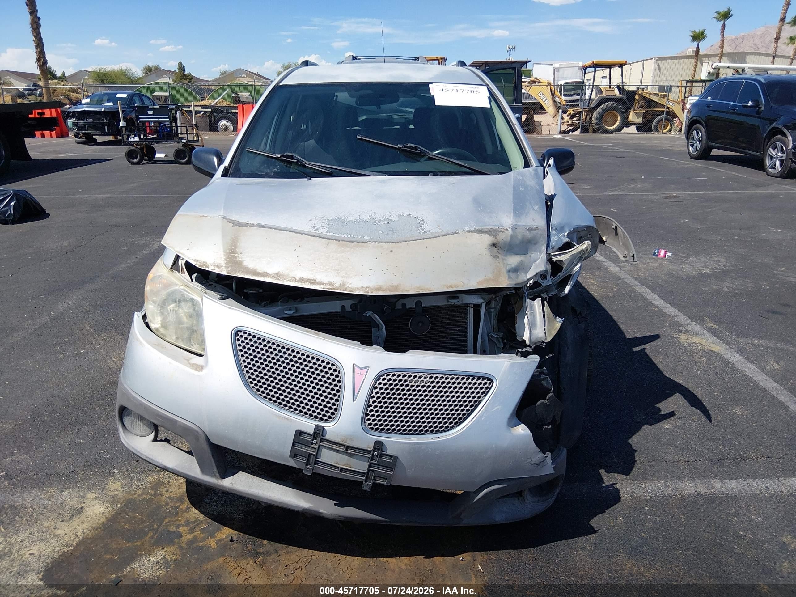 2008 Pontiac Vibe   Gray vin: 5Y2SL65808Z404585