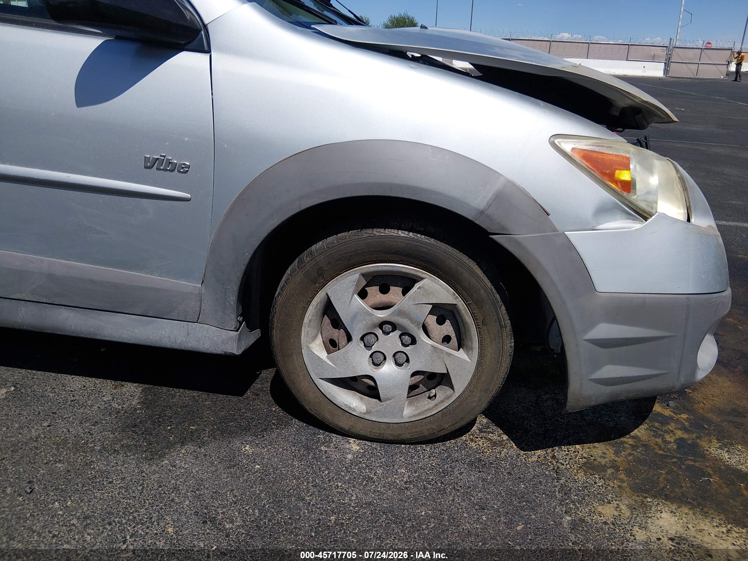 2008 Pontiac Vibe   Gray vin: 5Y2SL65808Z404585