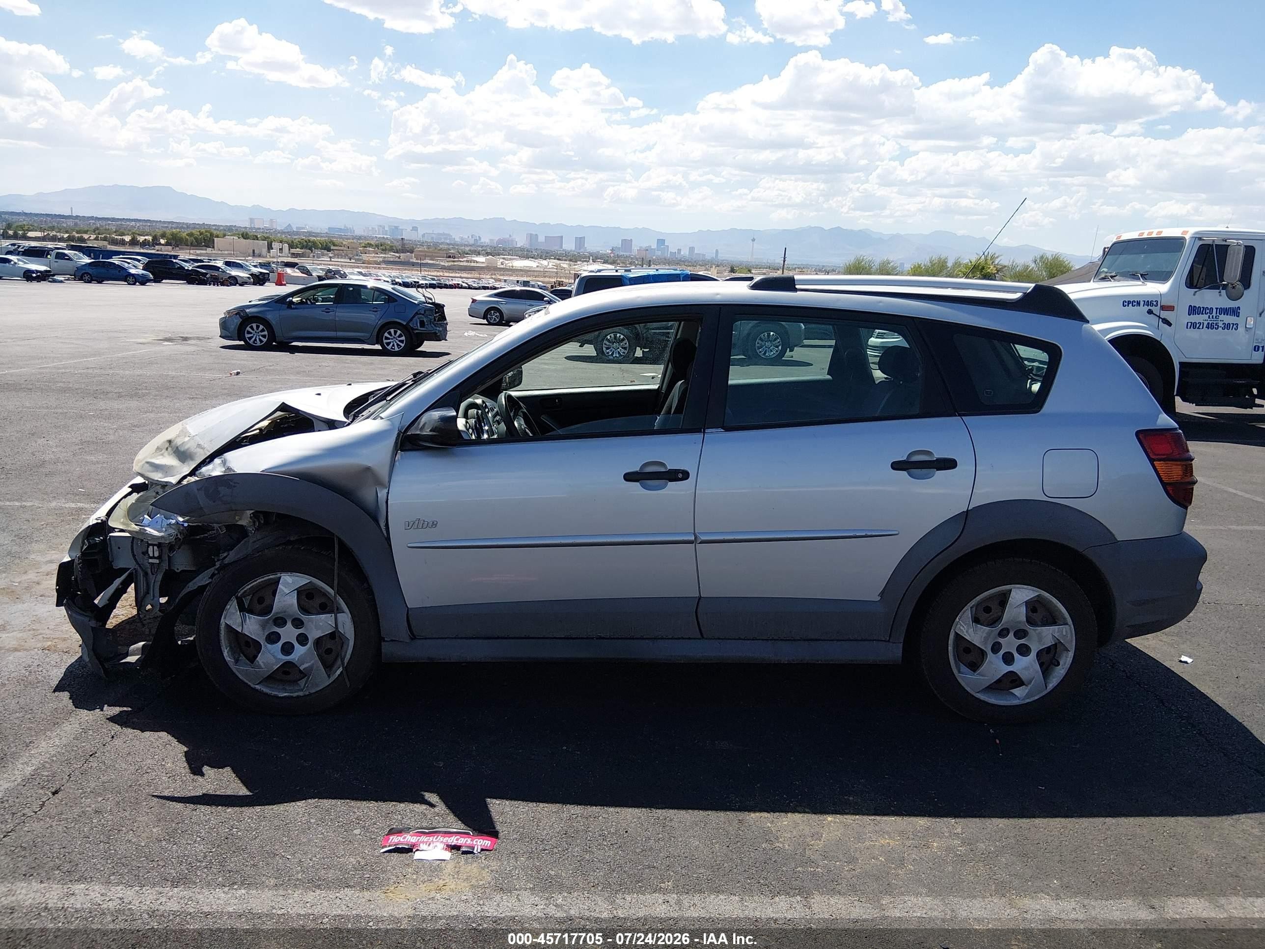 2008 Pontiac Vibe   Gray vin: 5Y2SL65808Z404585
