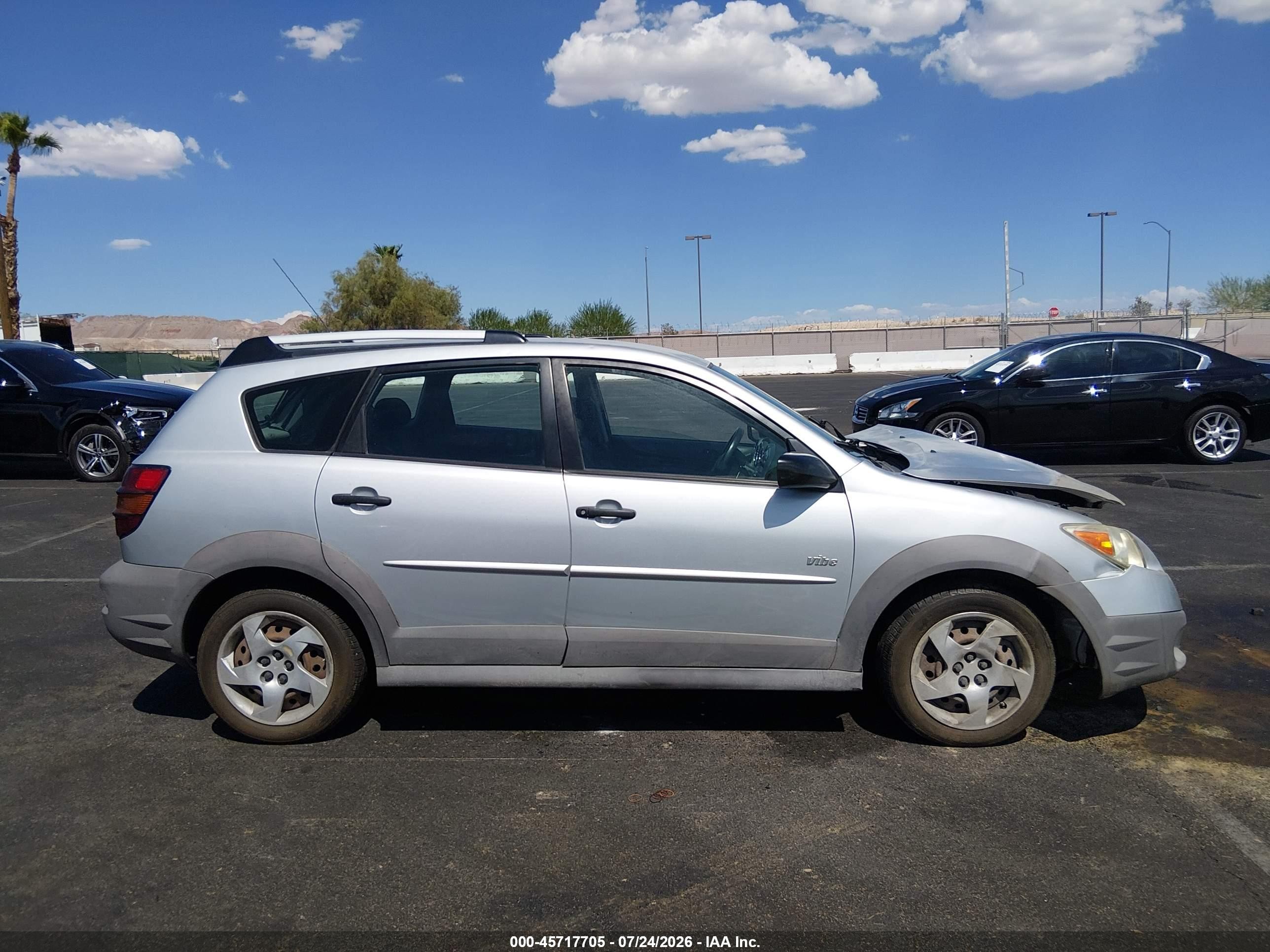2008 Pontiac Vibe   Gray vin: 5Y2SL65808Z404585