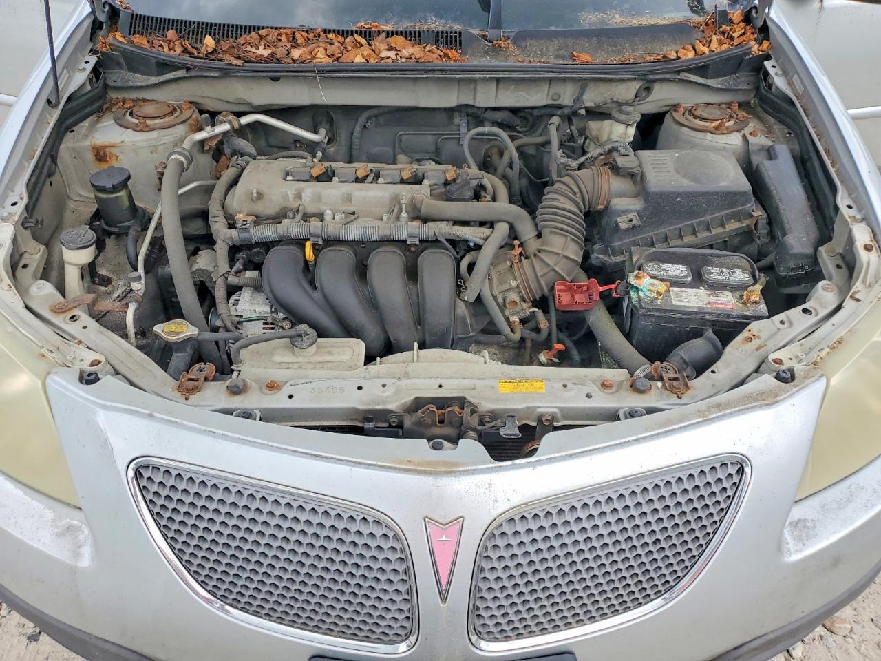 2006 Pontiac Vibe Серебряный vin: 5Y2SL65816Z417696