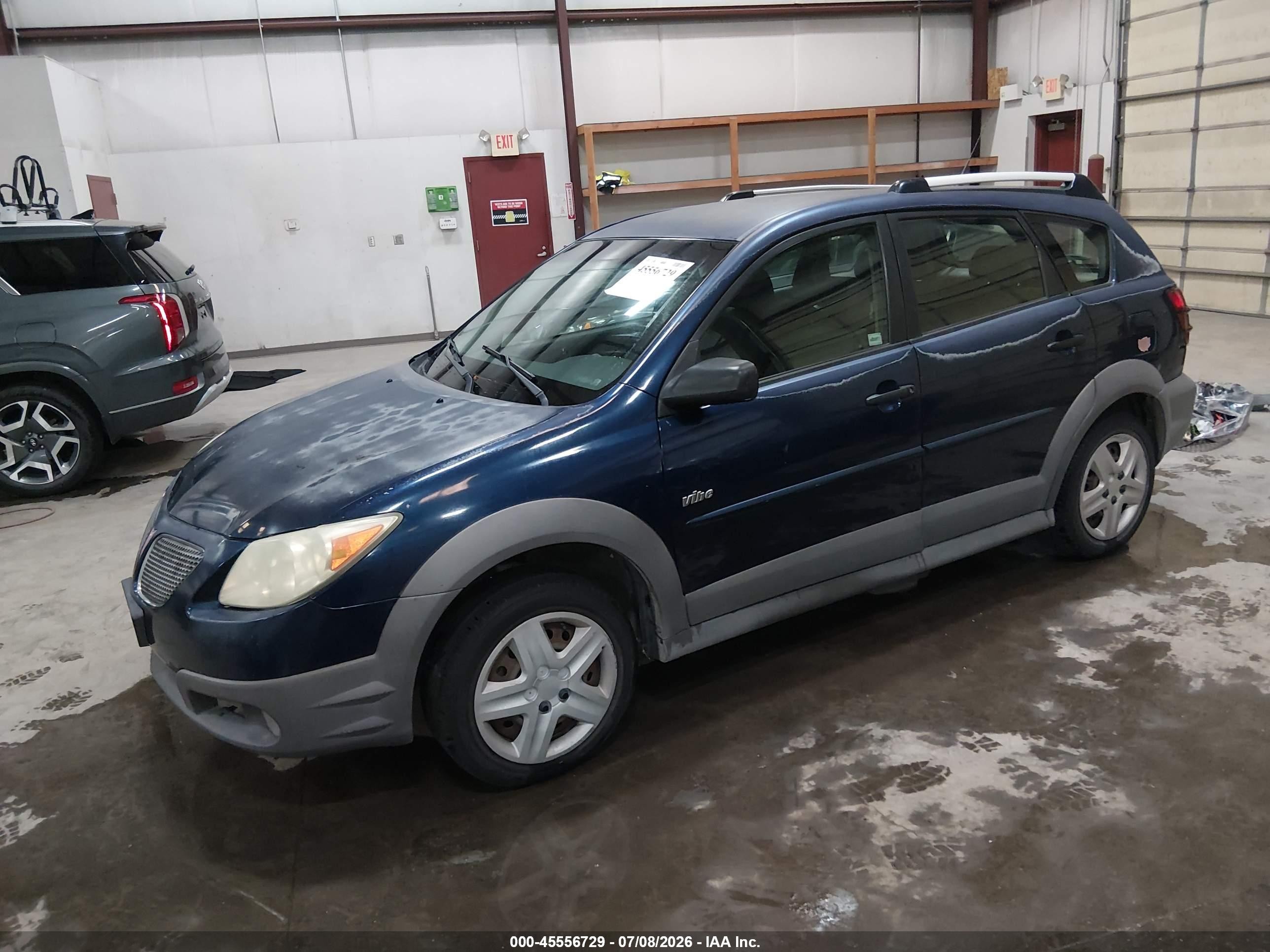 2006 Pontiac Vibe   Blue vin: 5Y2SL65816Z424227