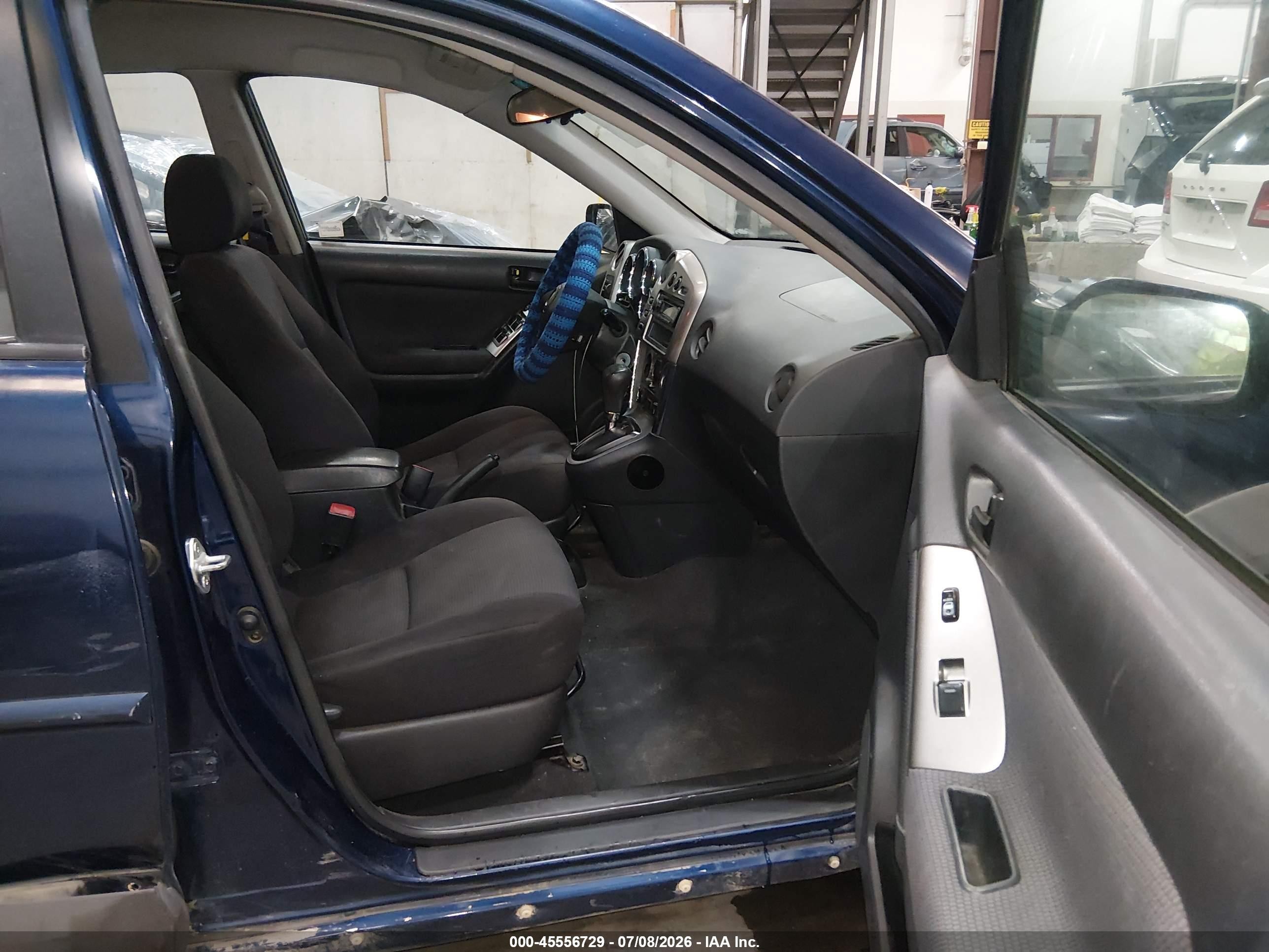 2006 Pontiac Vibe   Blue vin: 5Y2SL65816Z424227