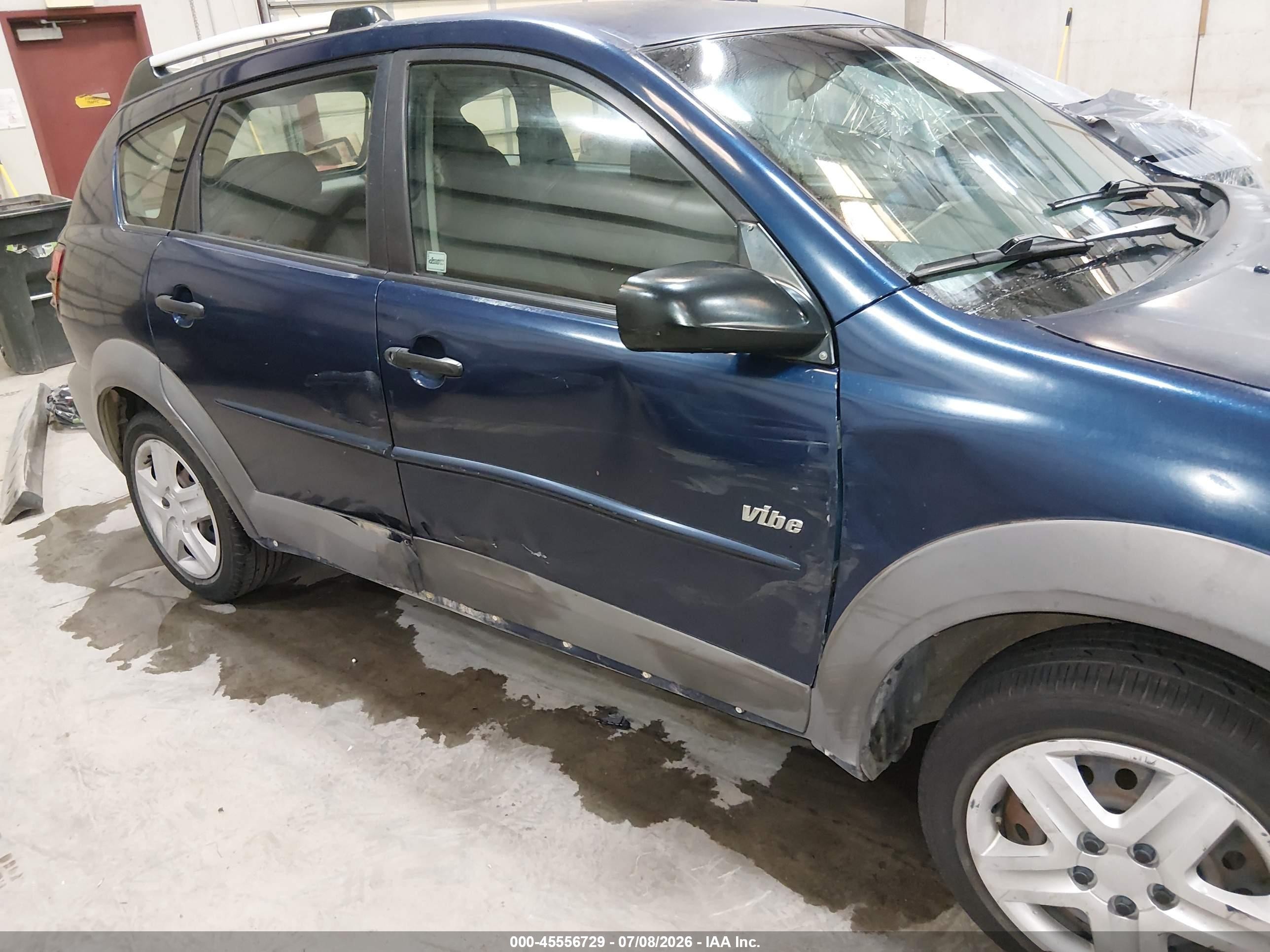 2006 Pontiac Vibe   Blue vin: 5Y2SL65816Z424227