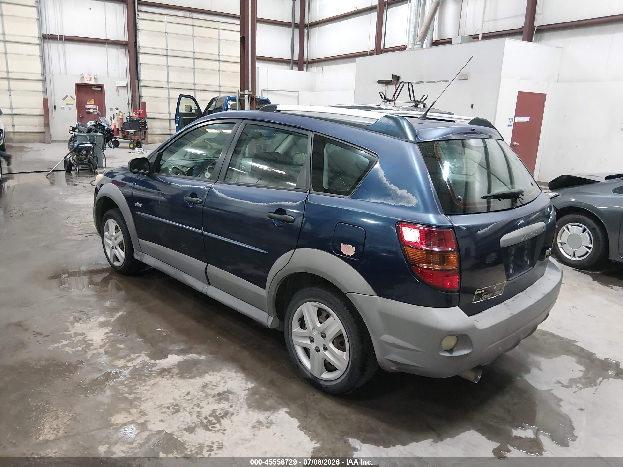 2006 Pontiac Vibe   Blue vin: 5Y2SL65816Z424227