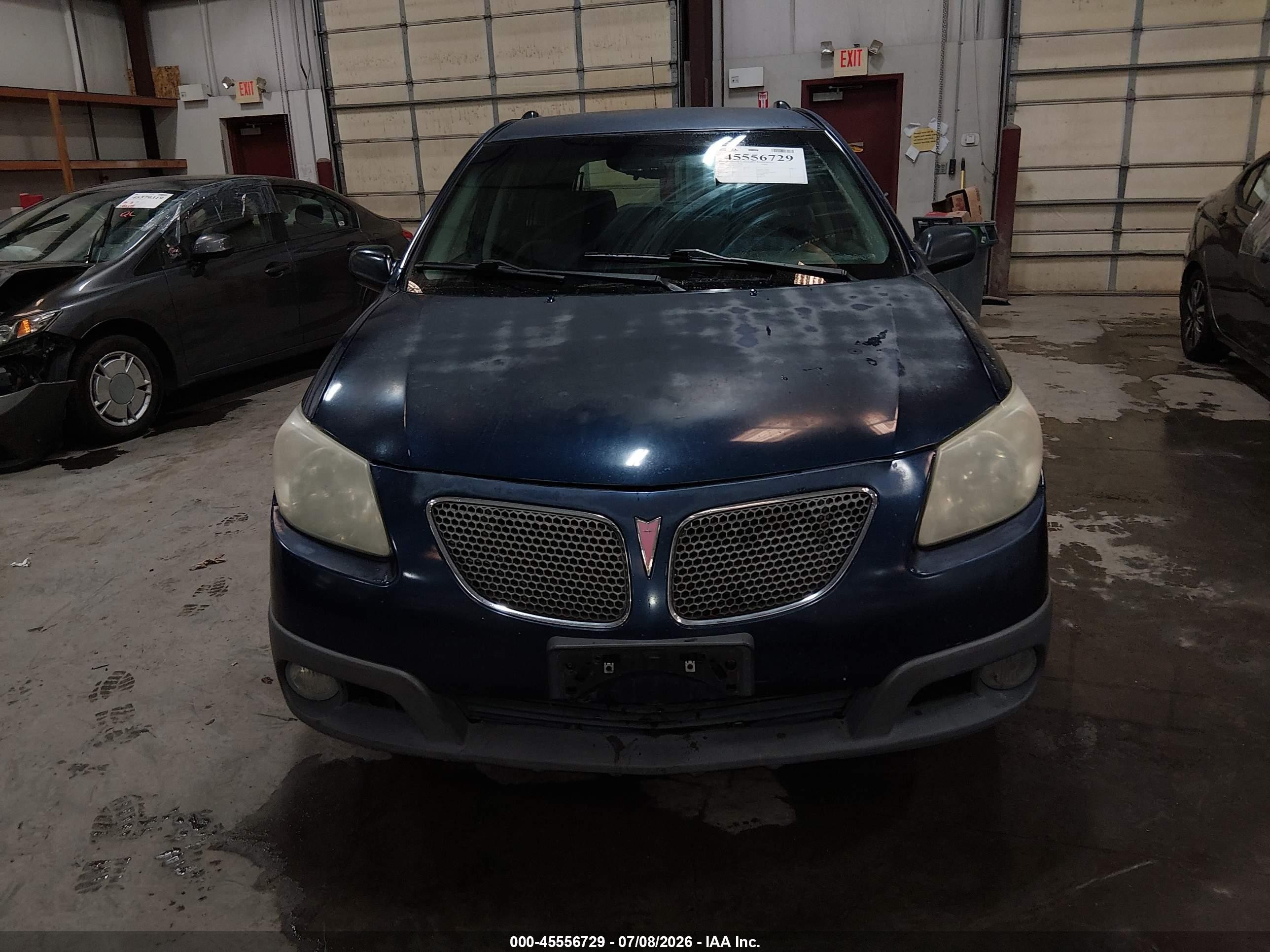 2006 Pontiac Vibe   Blue vin: 5Y2SL65816Z424227