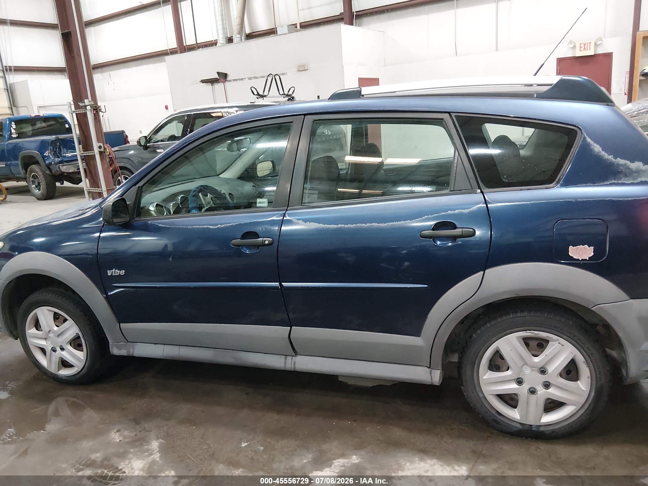2006 Pontiac Vibe   Blue vin: 5Y2SL65816Z424227