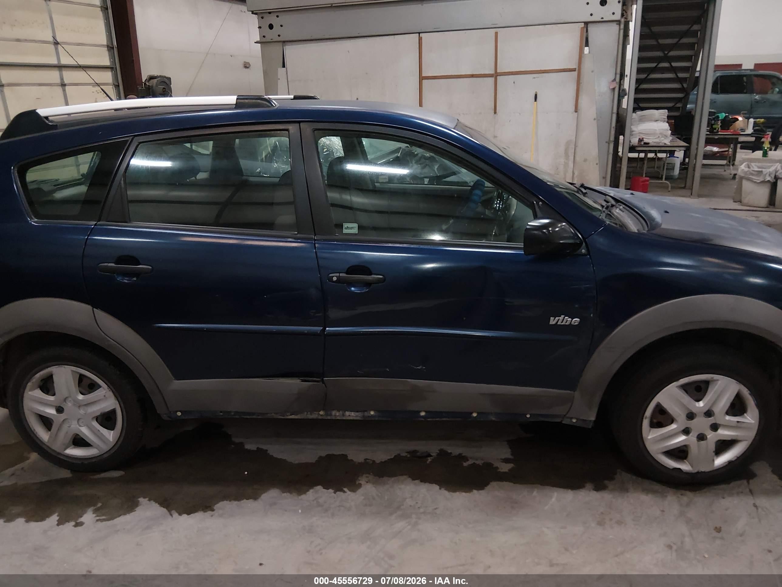 2006 Pontiac Vibe   Blue vin: 5Y2SL65816Z424227