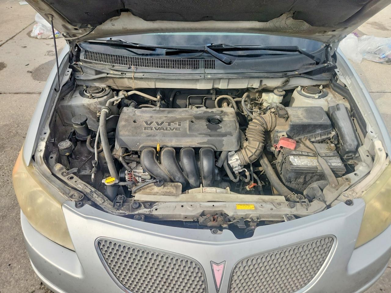 2006 Pontiac Vibe Silver vin: 5Y2SL65816Z435406