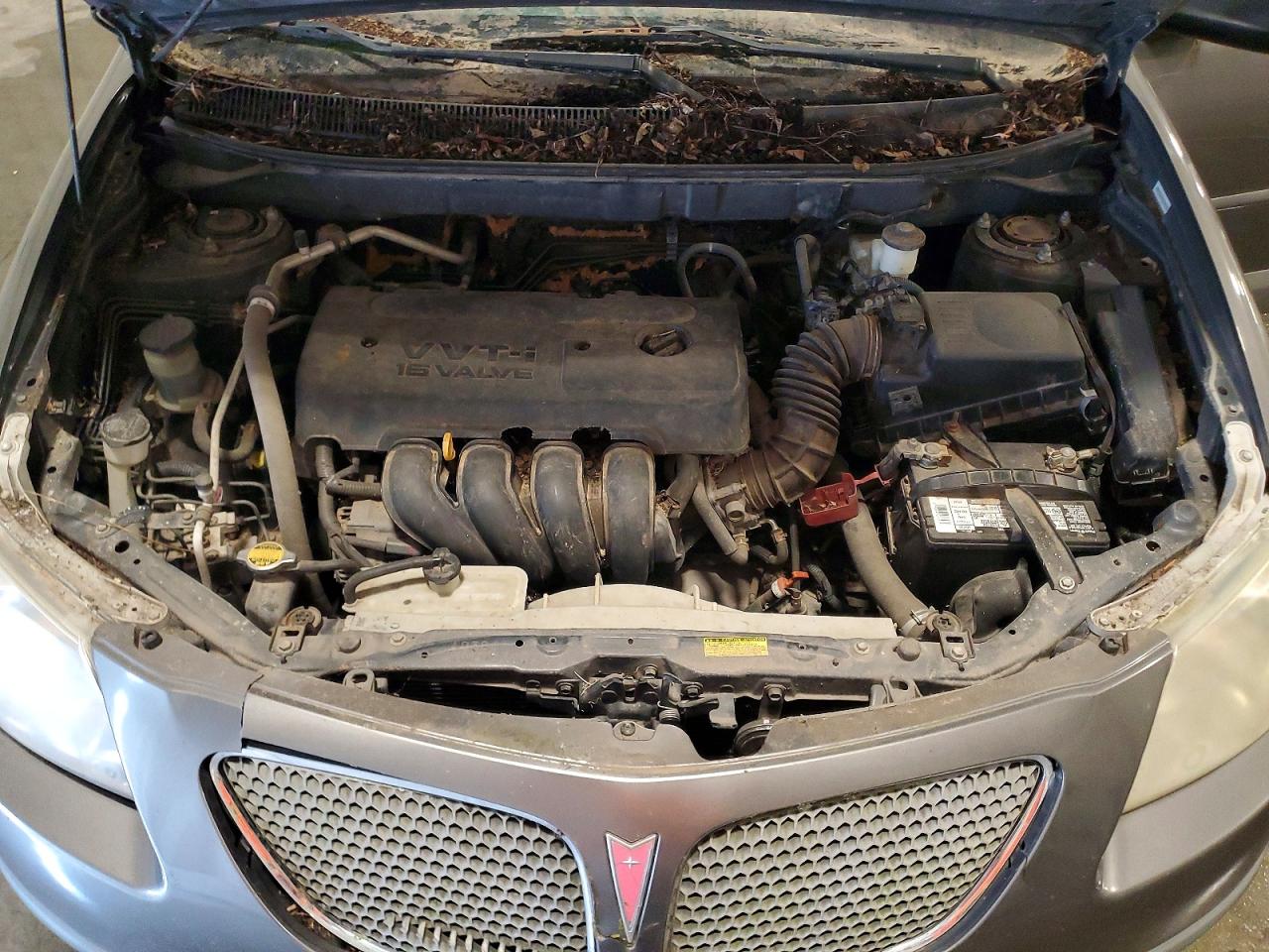 2006 Pontiac Vibe Gray vin: 5Y2SL65816Z450875