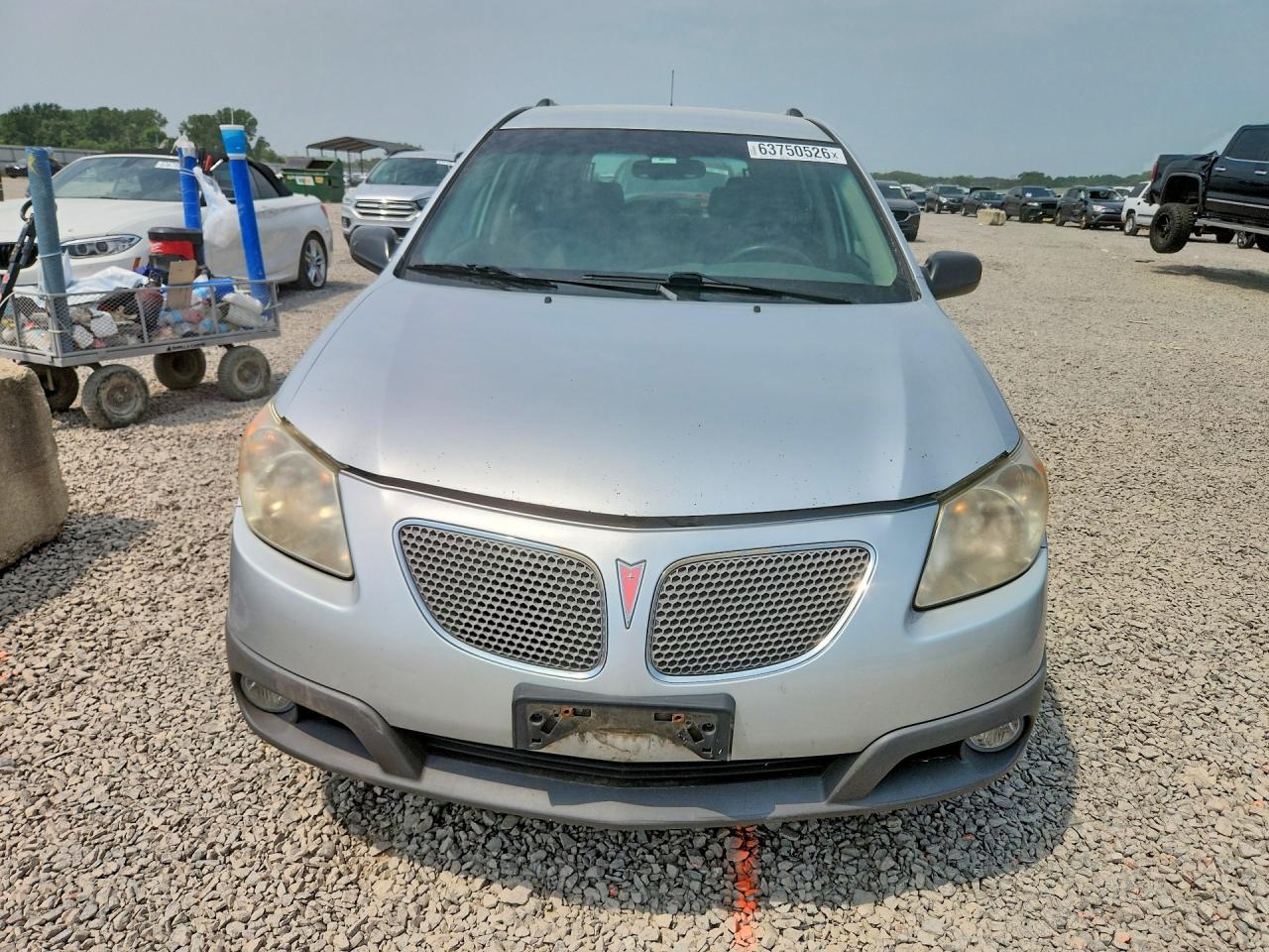 2007 Pontiac Vibe Silver vin: 5Y2SL65817Z413889