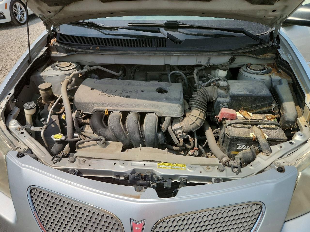 2007 Pontiac Vibe Silver vin: 5Y2SL65817Z413889