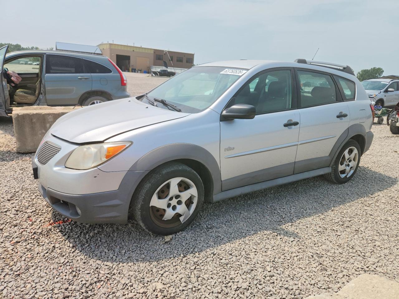 2007 Pontiac Vibe Silver vin: 5Y2SL65817Z413889