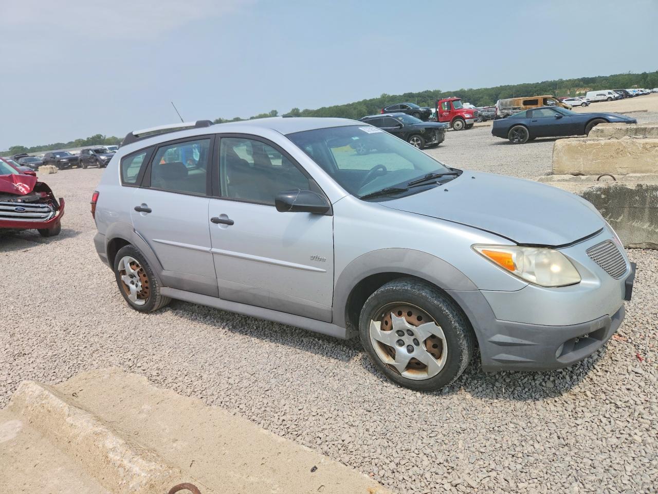 2007 Pontiac Vibe Silver vin: 5Y2SL65817Z413889