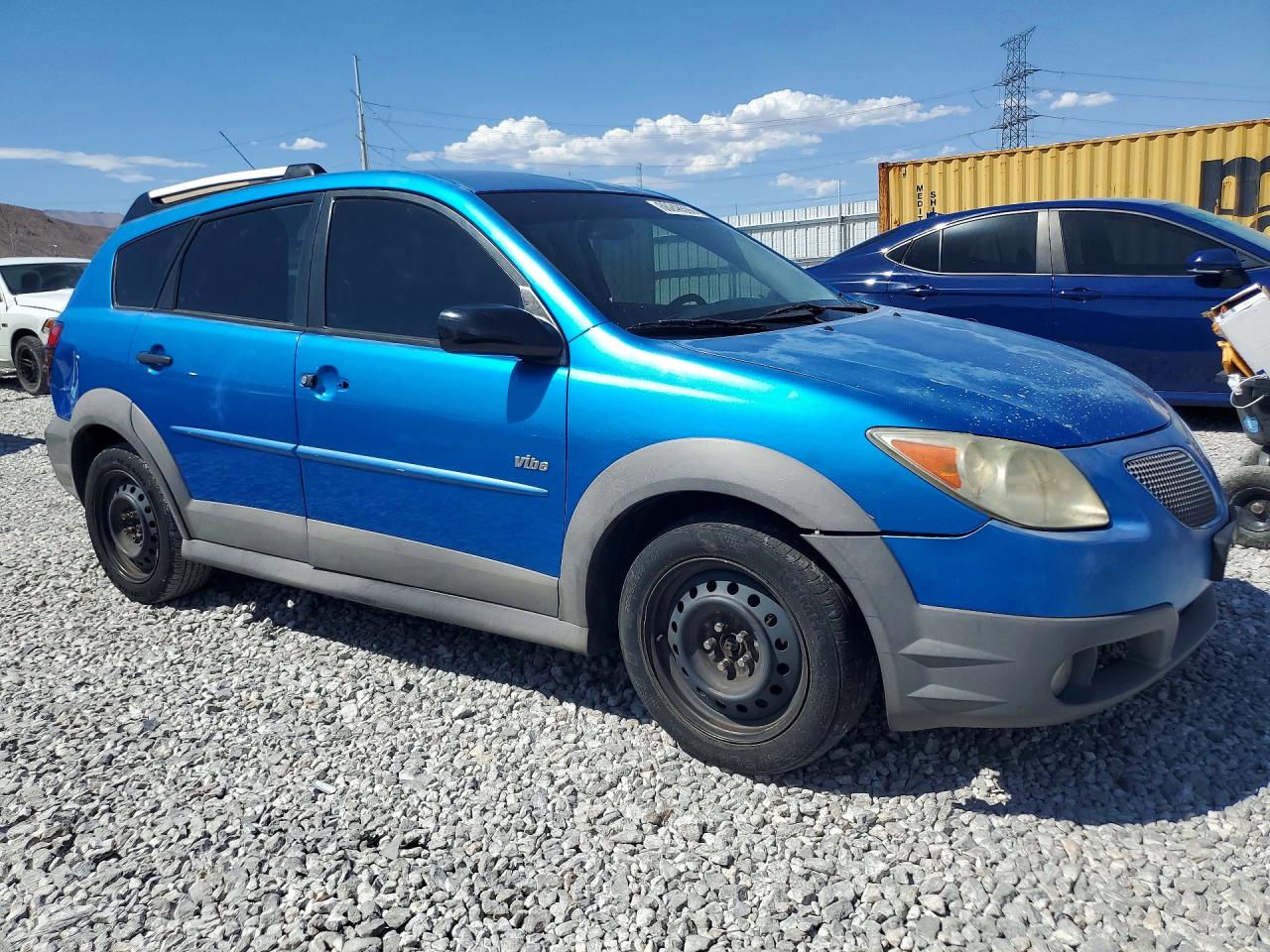 2007 Pontiac Vibe Blue vin: 5Y2SL65817Z427985