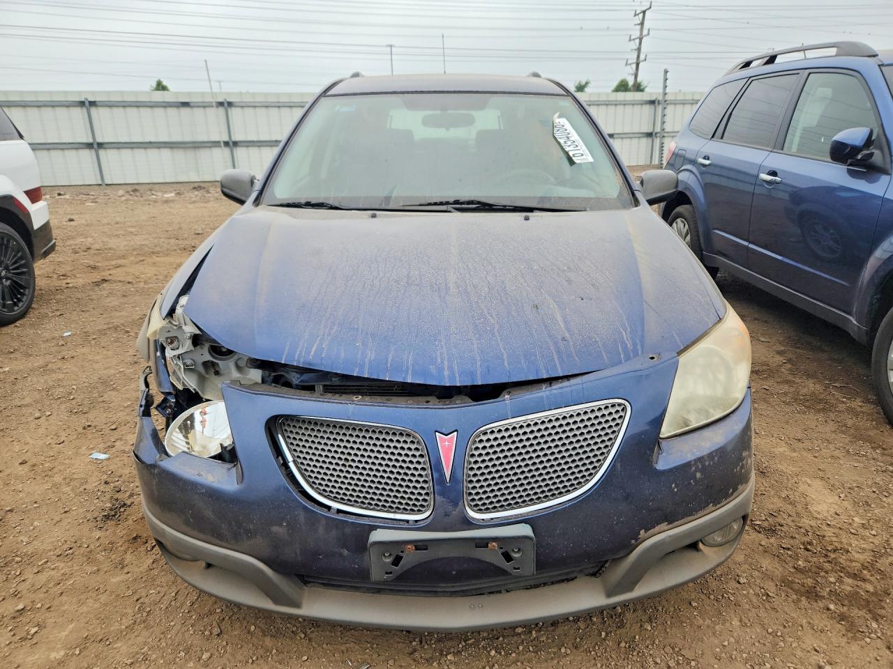 2008 Pontiac Vibe Blue vin: 5Y2SL65818Z400206