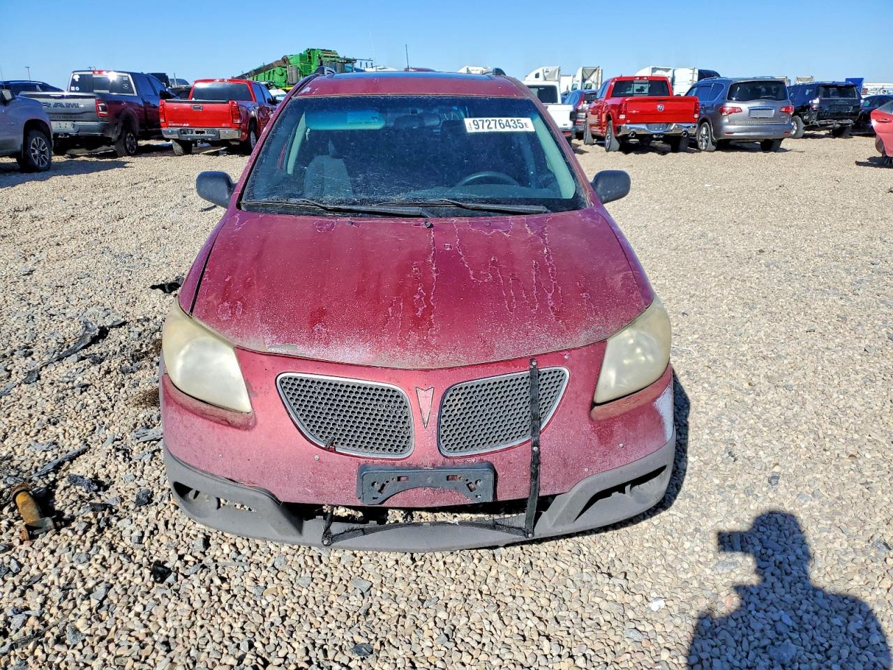 2006 Pontiac Vibe Maroon vin: 5Y2SL65826Z410157