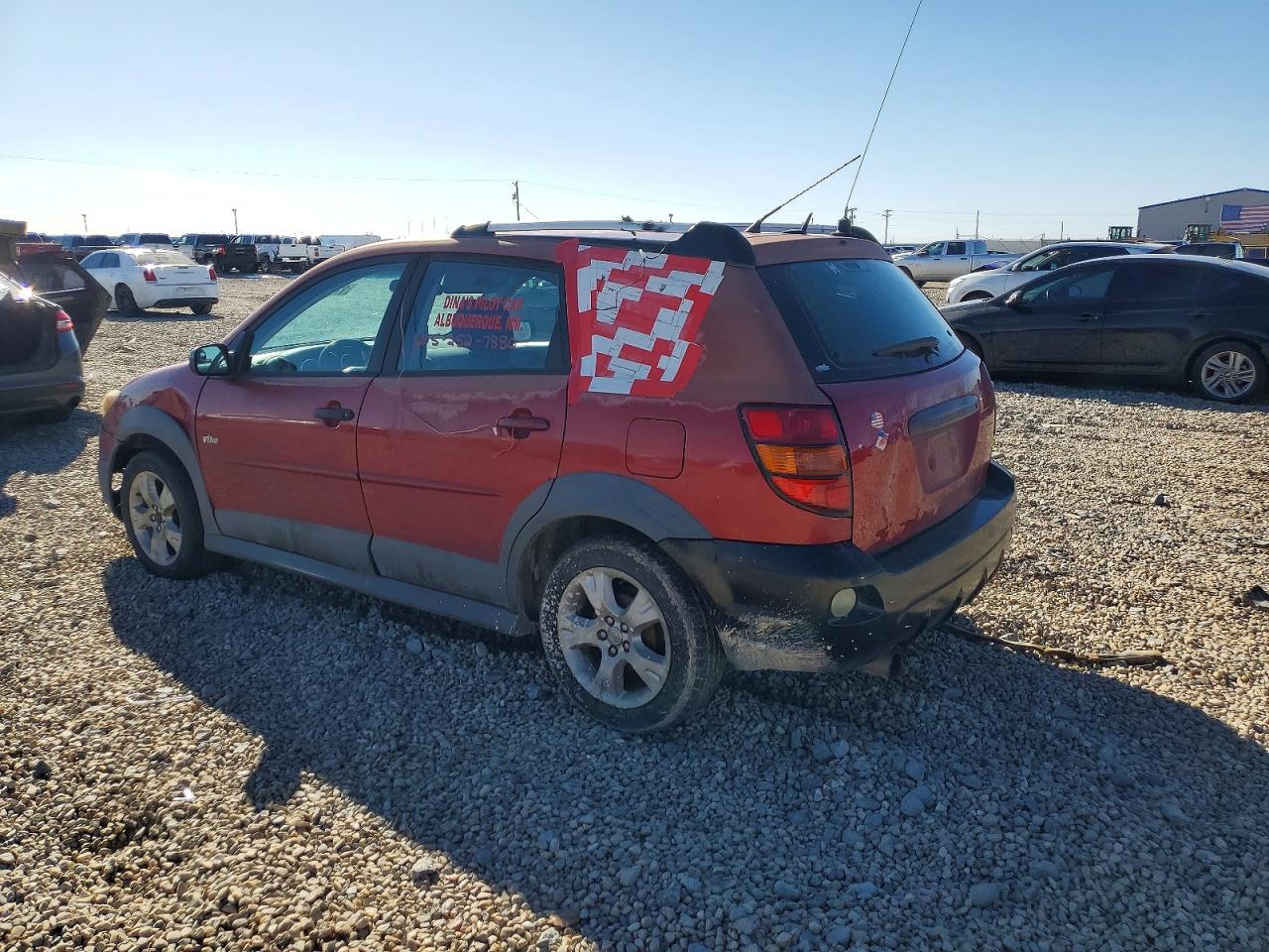 2006 Pontiac Vibe Maroon vin: 5Y2SL65826Z410157