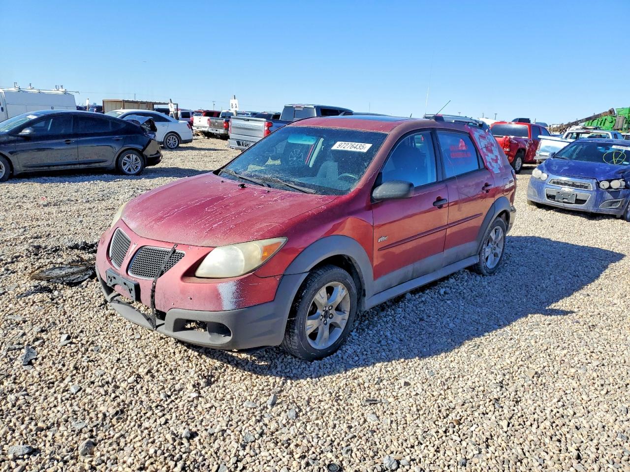2006 Pontiac Vibe Maroon vin: 5Y2SL65826Z410157